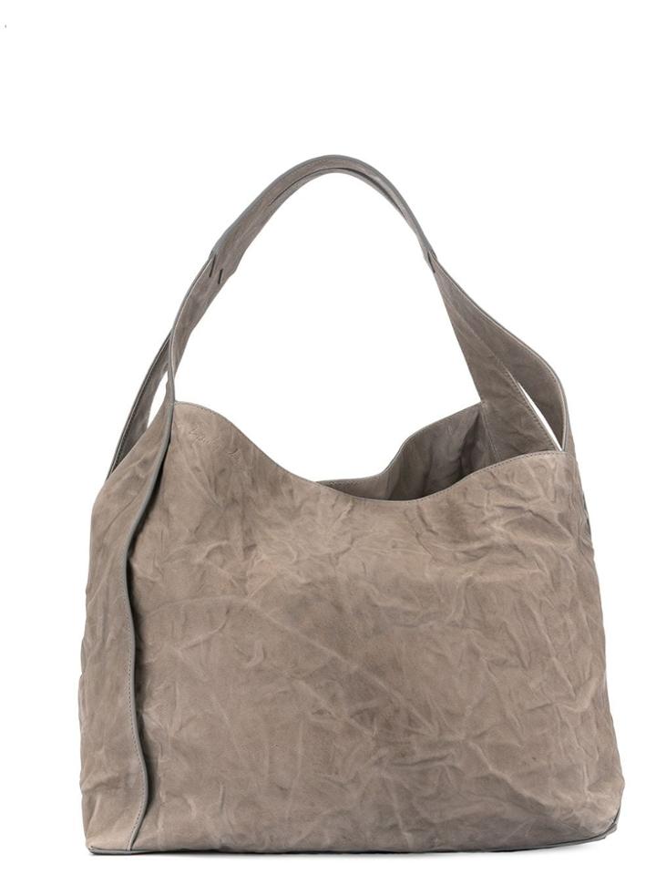 Discord Yohji Yamamoto Profile Small Tote Bag - Grey