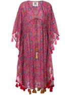 Figue - Amirita Dress - Women - Cotton/viscose - M/l, Pink/purple, Cotton/viscose