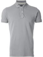 Eleventy Classic Polo Shirt, Men's, Size: S, Grey, Cotton
