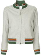 3.1 Phillip Lim Stripe Trim Track Jacket - Grey