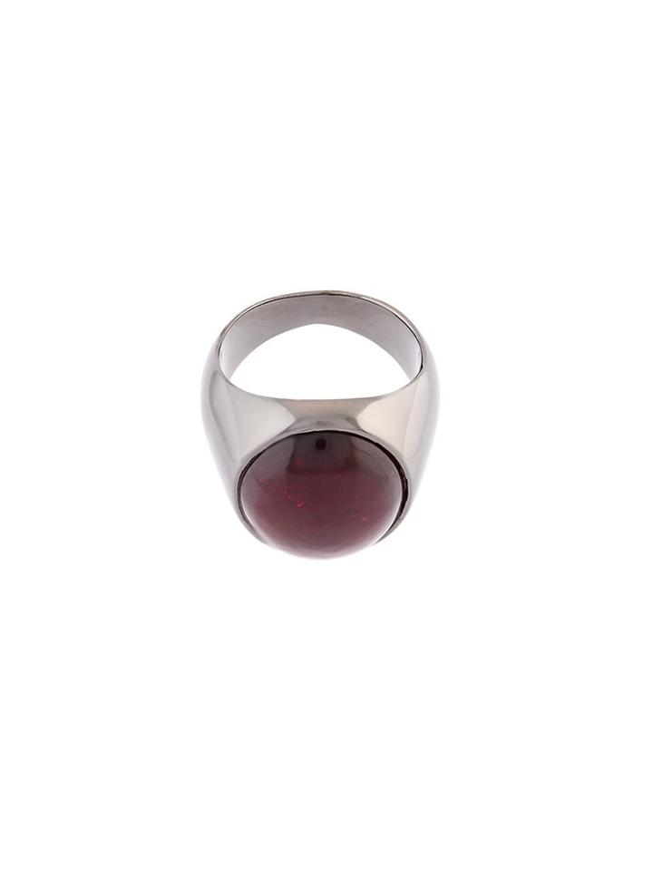 Lanvin Round Stone Ring