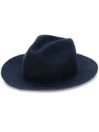 Emporio Armani Wide Brim Hat - Blue