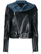 Unravel Project Fabric Mix Jacket - Black