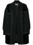 Alberta Ferretti Midi Knit Cardigan - Black