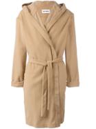 Sunnei Belted Coat, Men's, Size: Large, Nude/neutrals, Camel Hair