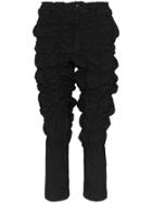 Comme Des Garçons Homme Plus Cropped Elastic Shirring Trousers - Black