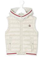 Moncler Kids - Padded Vest - Kids - Cotton/polyamide/polyamide-8 - 10 Yrs, Nude/neutrals