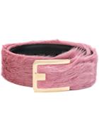 Prada Buckle Detail Belt - Pink & Purple