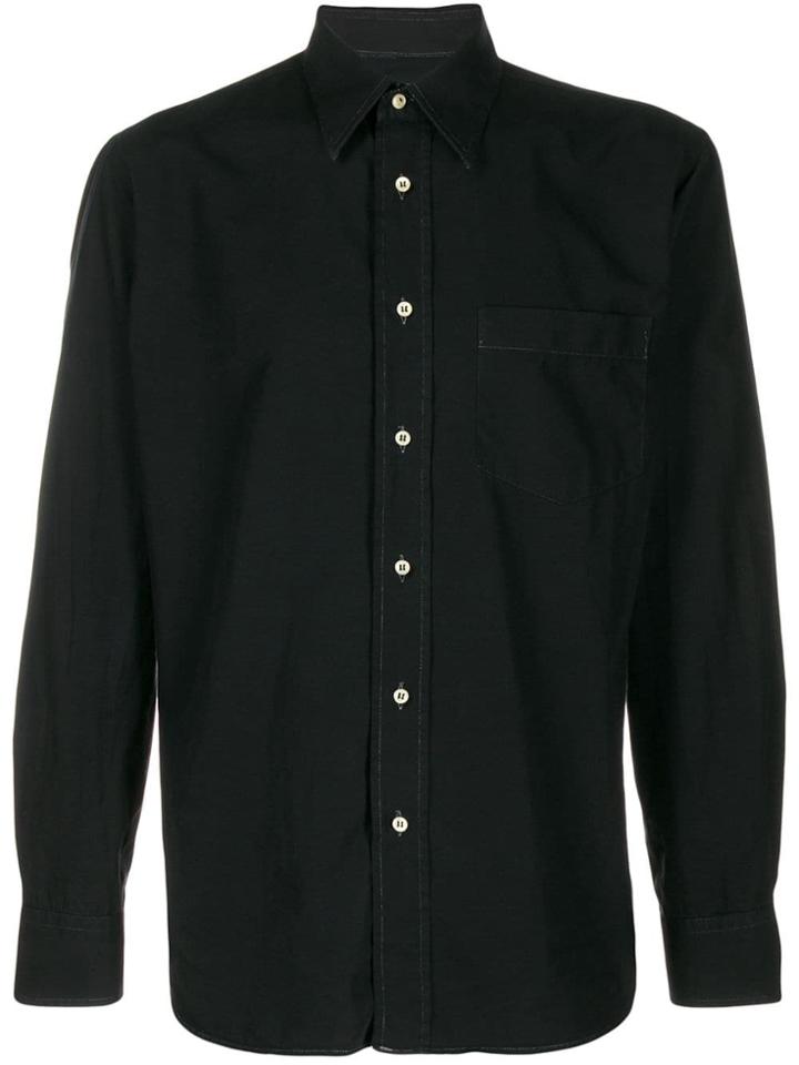 Dolce & Gabbana Pre-owned 1990's Chest Pocket Shirt - Black