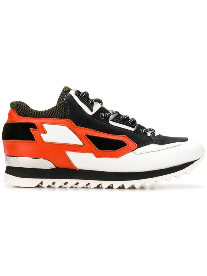 Les Hommes Disruptor Sneakers - Orange