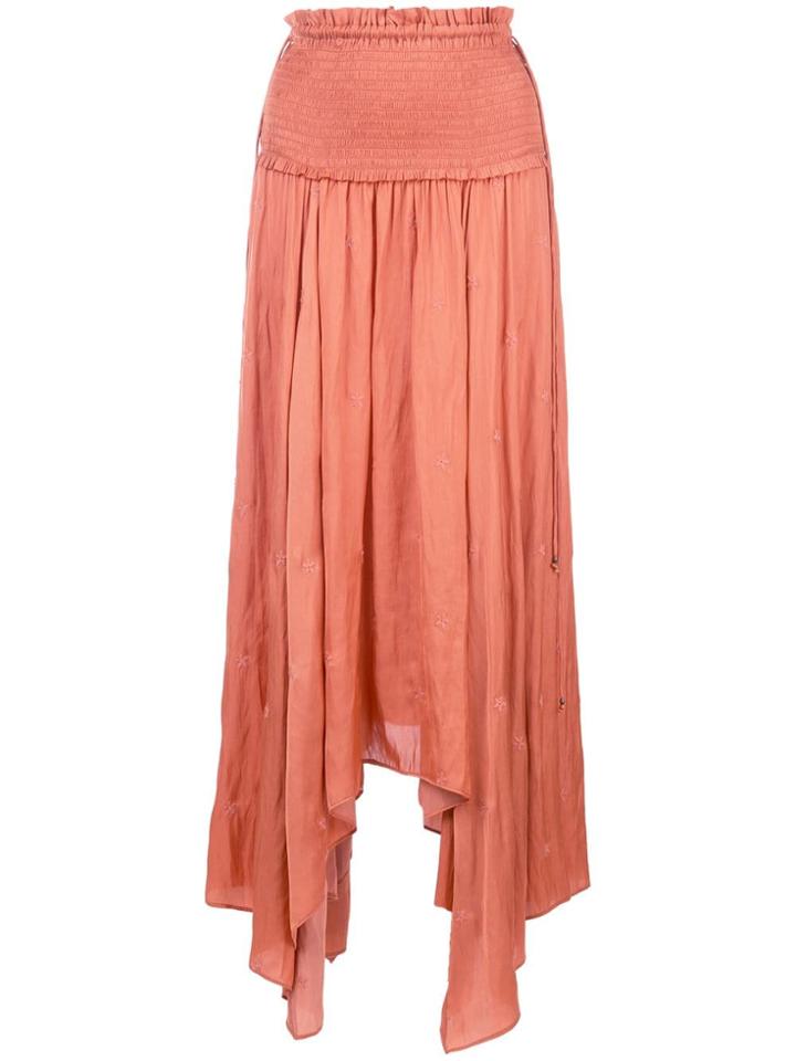 Ulla Johnson Gathered Waist Skirt - Orange