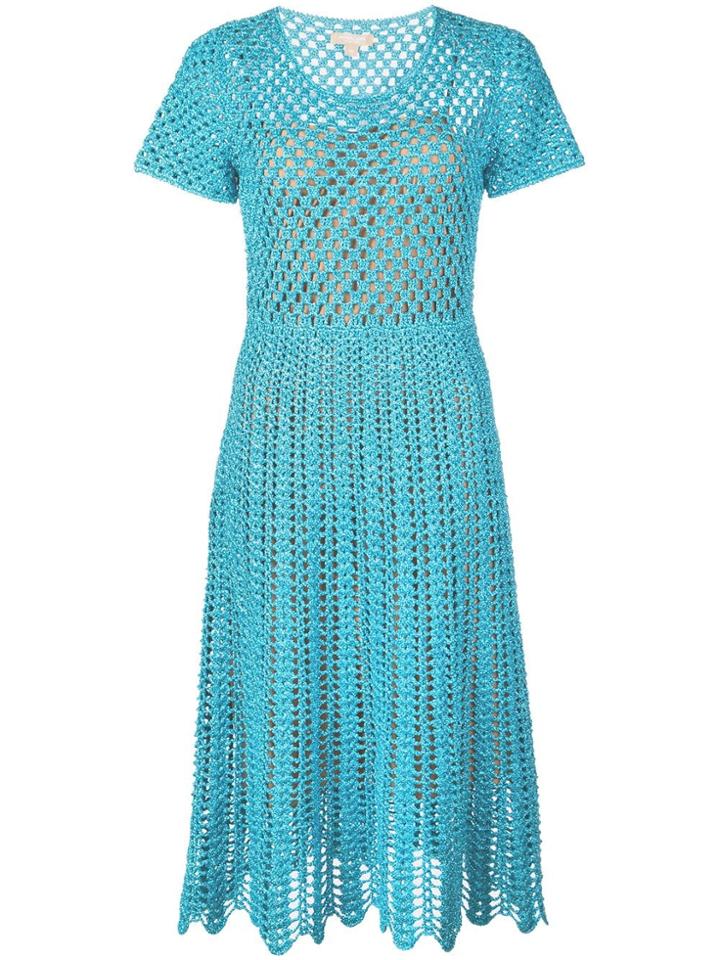 Michael Kors Crochet Dress - Blue