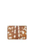 Burberry Deer Print Leather Card Case - Brown