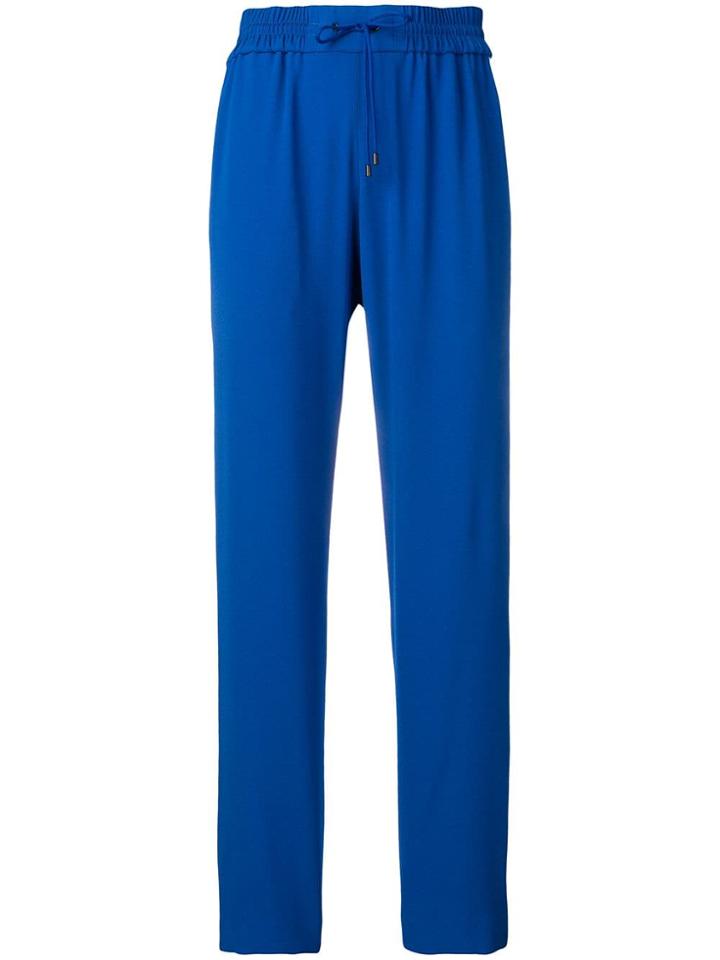 Kenzo High Rise Tapered Trousers - Blue