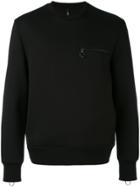 Diesel Distressed Layered Sweatshirt - Black