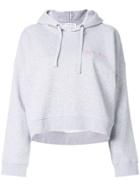 Maison Labiche Crazy In Love Cropped Hoodie - Grey