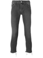 Palm Angels - Kill Cropped Jeans - Men - Cotton/polyester/spandex/elastane - 32, Grey, Cotton/polyester/spandex/elastane