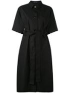 Sofie D'hoore - Belted Shirt Dress - Women - Cotton - 42, Black, Cotton