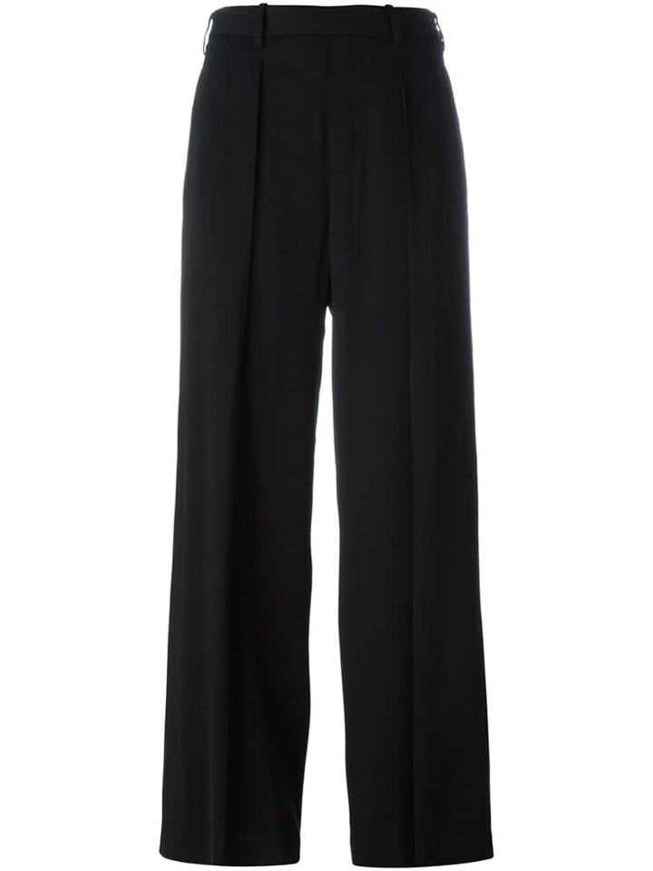 Neil Barrett Pleated Palazzo Pants - Black