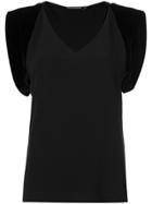 Reinaldo Lourenço Panelled Blouse - Black