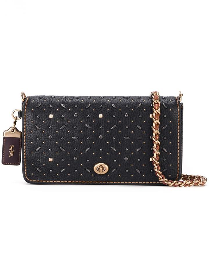 Coach Chain Strap Crossbody Bag, Women's, Black