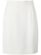 Moschino Vintage Pencil Skirt, Women's, Size: 42, White
