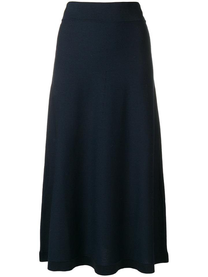 Sonia Rykiel Flared Midi Skirt - Black