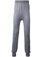 Onebyme Seamless Knit Joggers, Men's, Size: 4, Grey, Linen/flax/viscose