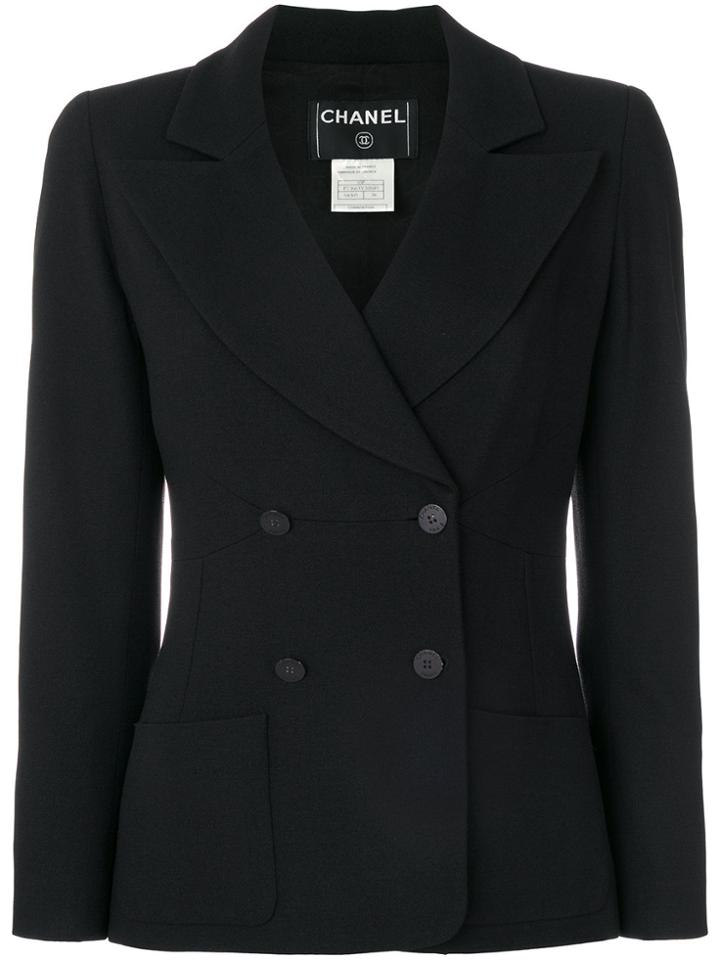 Chanel Vintage 2003 Double-breasted Blazer - Black