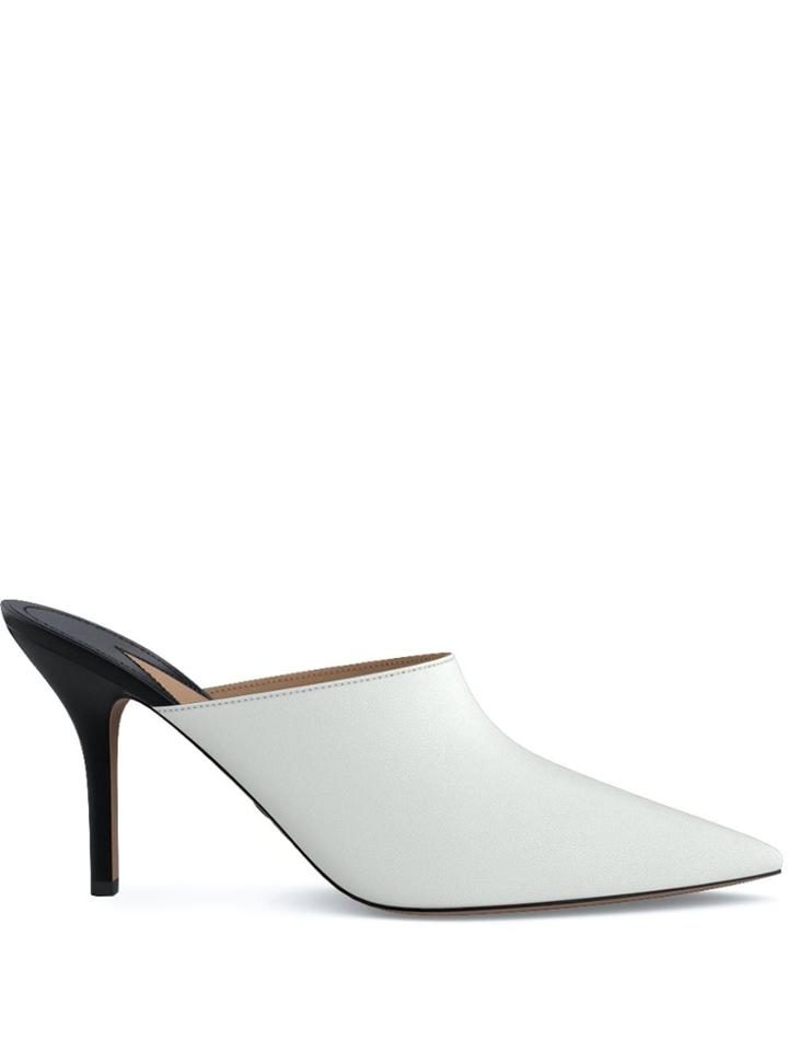 Paul Andrew Certosa Point Toe Mule 85 - White