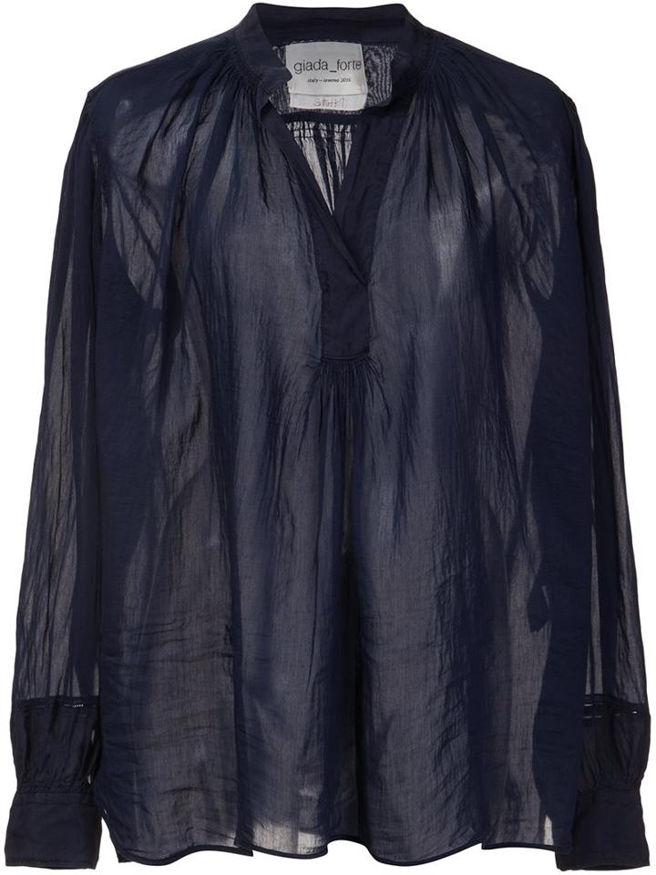 Forte Forte Semi Sheer Blouse