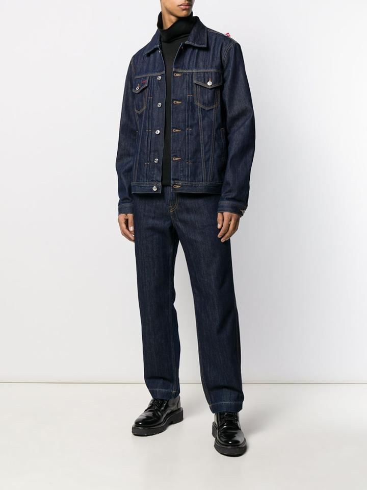 Diesel Coca-cola Print Denim Jacket - Blue