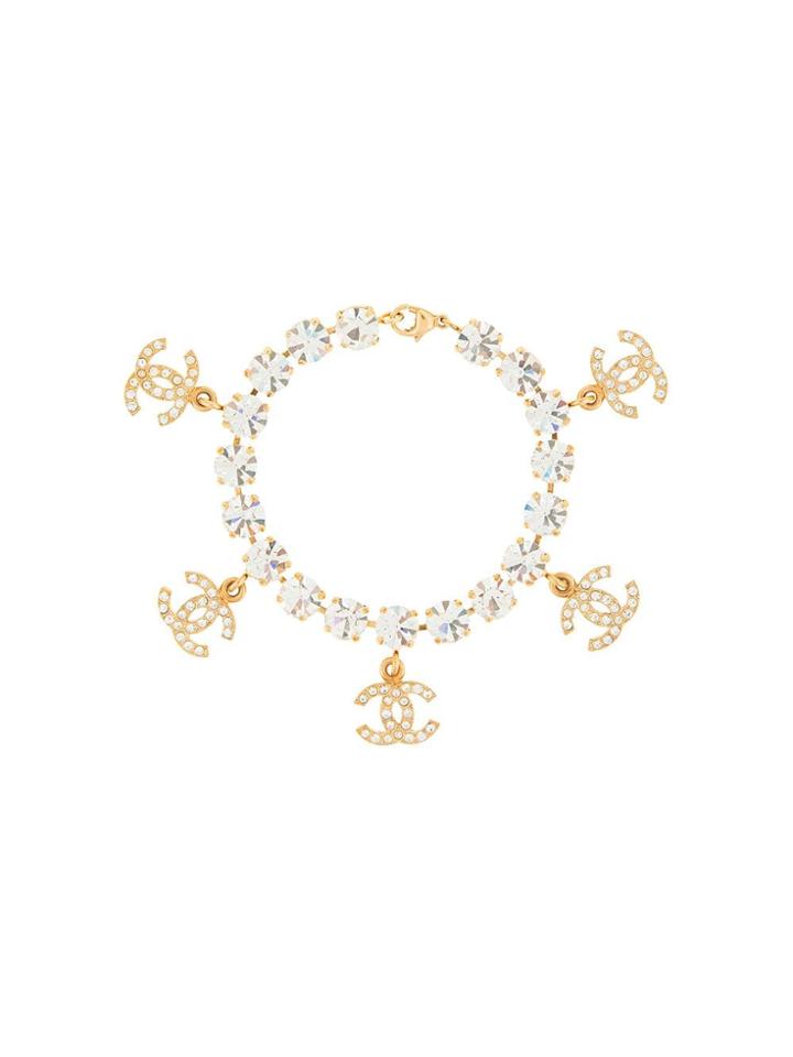 Chanel Vintage Chanel Cc Bracelet - Gold
