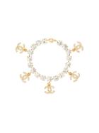 Chanel Vintage Chanel Cc Bracelet - Gold