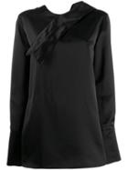 Marni Spread Collar Blouse - Black