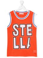 Stella Mccartney Kids Logo Mesh Tank Top Set - White