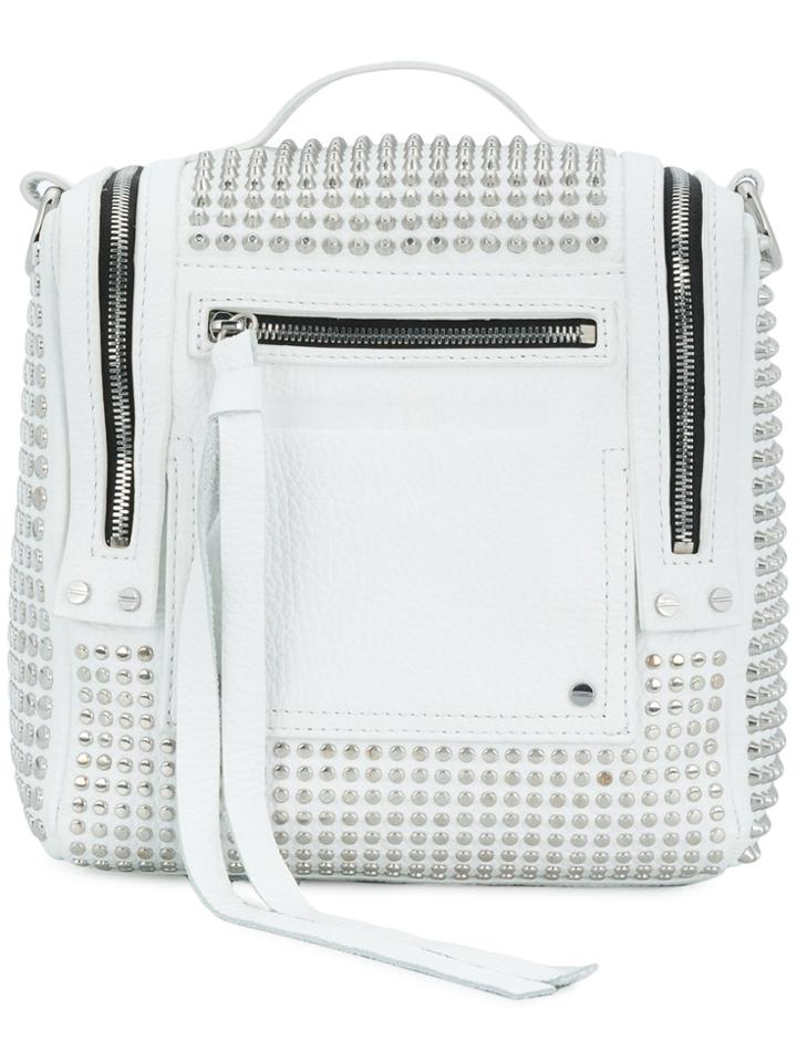 Mcq Alexander Mcqueen Loveless 69 Studded Convertible Box Bag - White