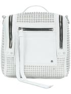 Mcq Alexander Mcqueen Loveless 69 Studded Convertible Box Bag - White