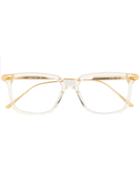 Bottega Veneta Eyewear Clear Square-frame Glasses - Neutrals
