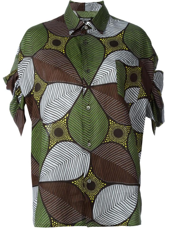 Junya Watanabe Comme Des Garçons African Flower Print Shirt