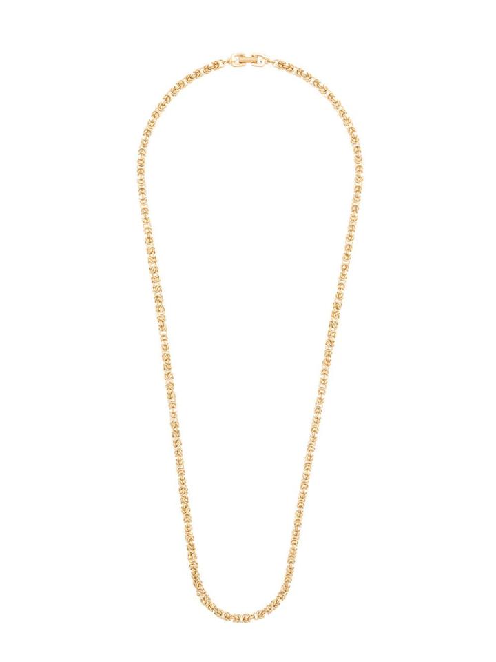 Givenchy Vintage Long Chain Necklace - Metallic