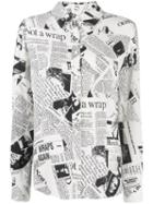 Diane Von Furstenberg Lorelei Two Vintage Crepe Shirt - White