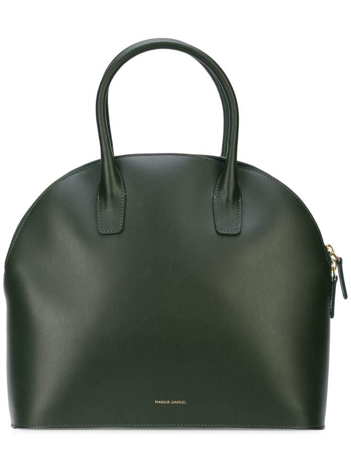 Mansur Gavriel Top Handle Rounded Bag - Green