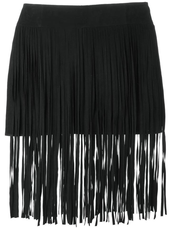 Mcq Alexander Mcqueen Fringed Skirt