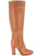 Buttero Knee High Boots - Brown
