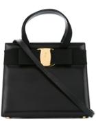 Salvatore Ferragamo Vintage Vara Bow 2way Tote - Black
