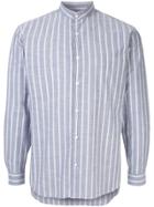Cerruti 1881 Mandarin Collar Shirt - Blue