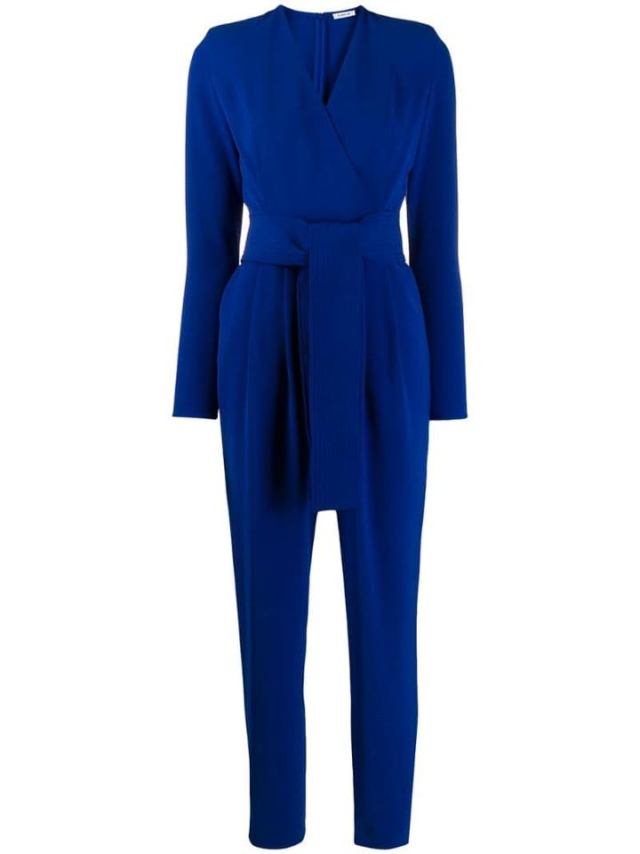 P.a.r.o.s.h. Tie Waist Jumpsuit - Blue