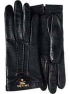 Prada Lined Gloves - Black