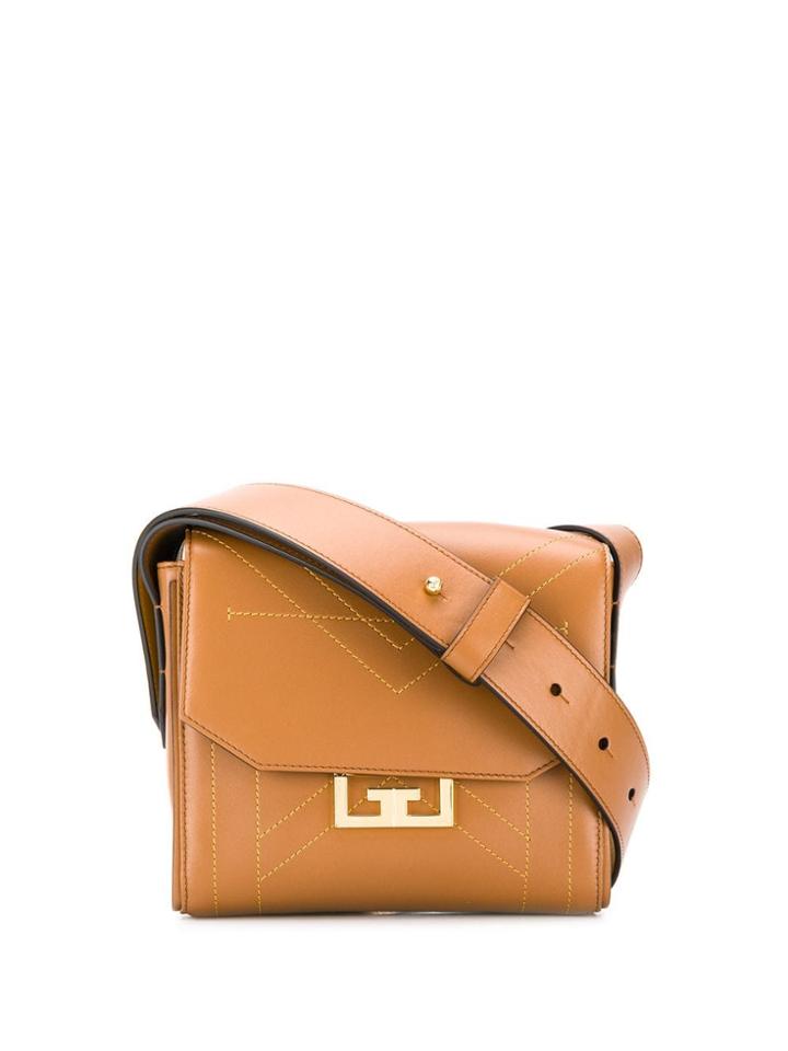 Givenchy Logo Shoulder Bag - Brown